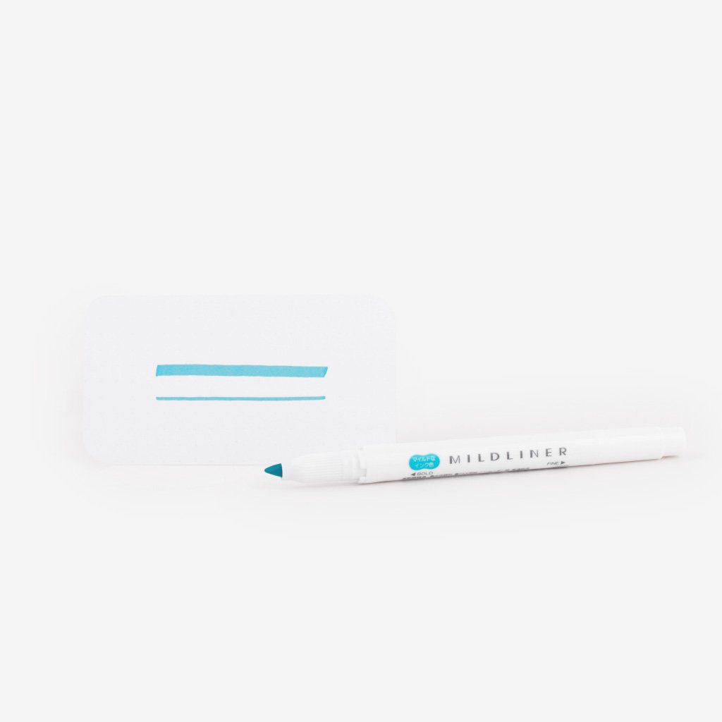 Mildliner Double-Sided Highlighter - Cyan