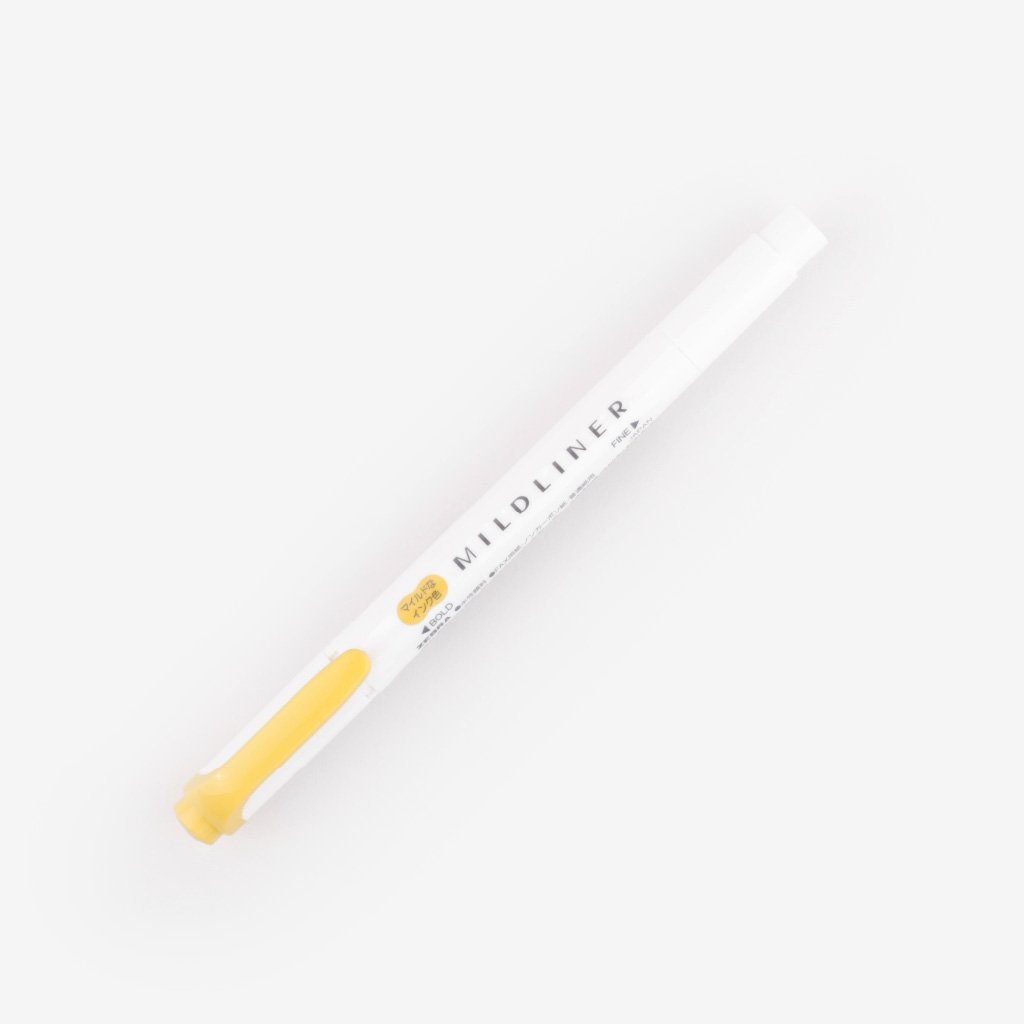 Mildliner Double-Sided Highlighter - Lemon Yellow