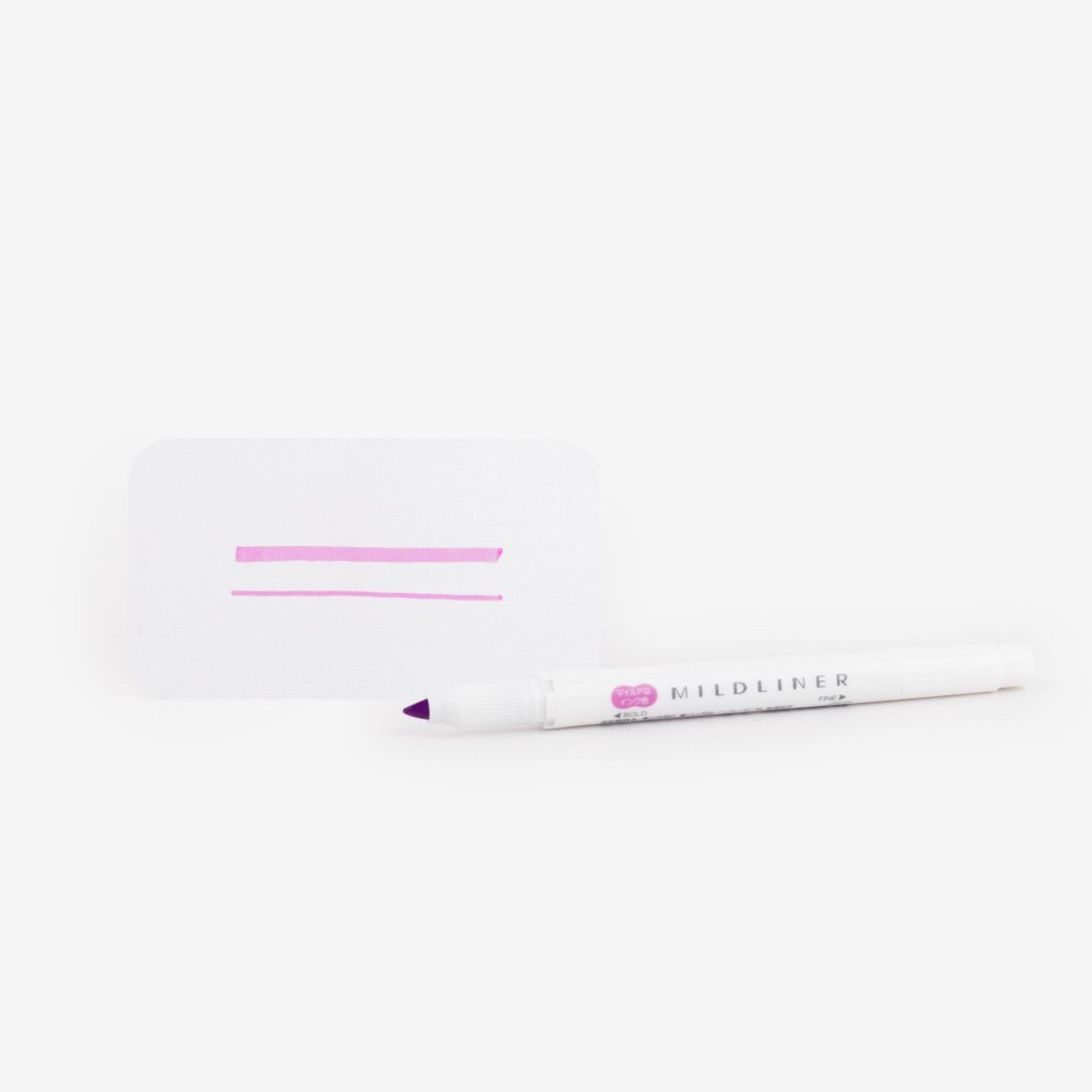 Mildliner Double-Sided Highlighter - Magenta