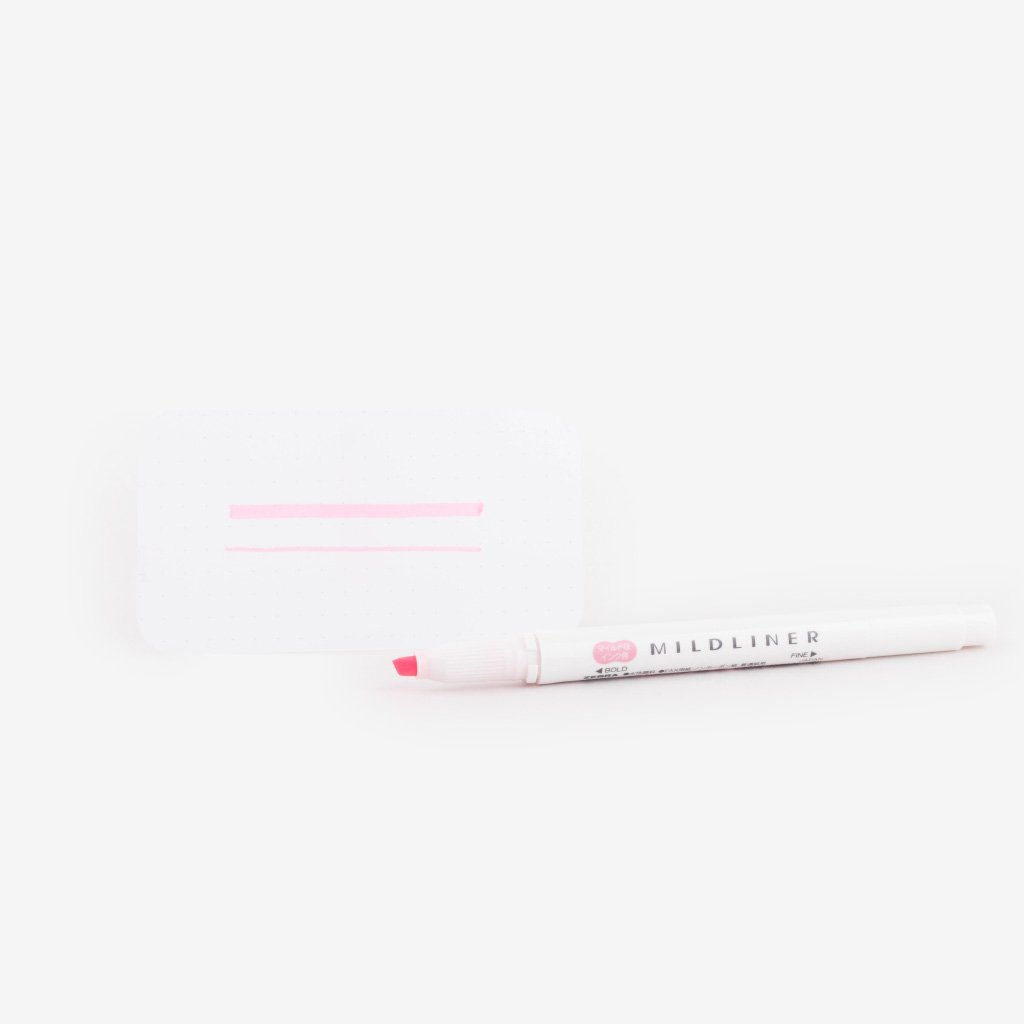 Mildliner Double-Sided Highlighter - Pink