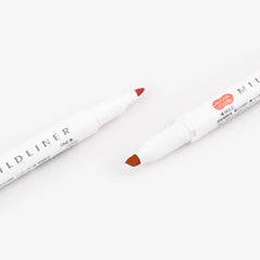 Mildliner Double-Sided Highlighter - Vermilion