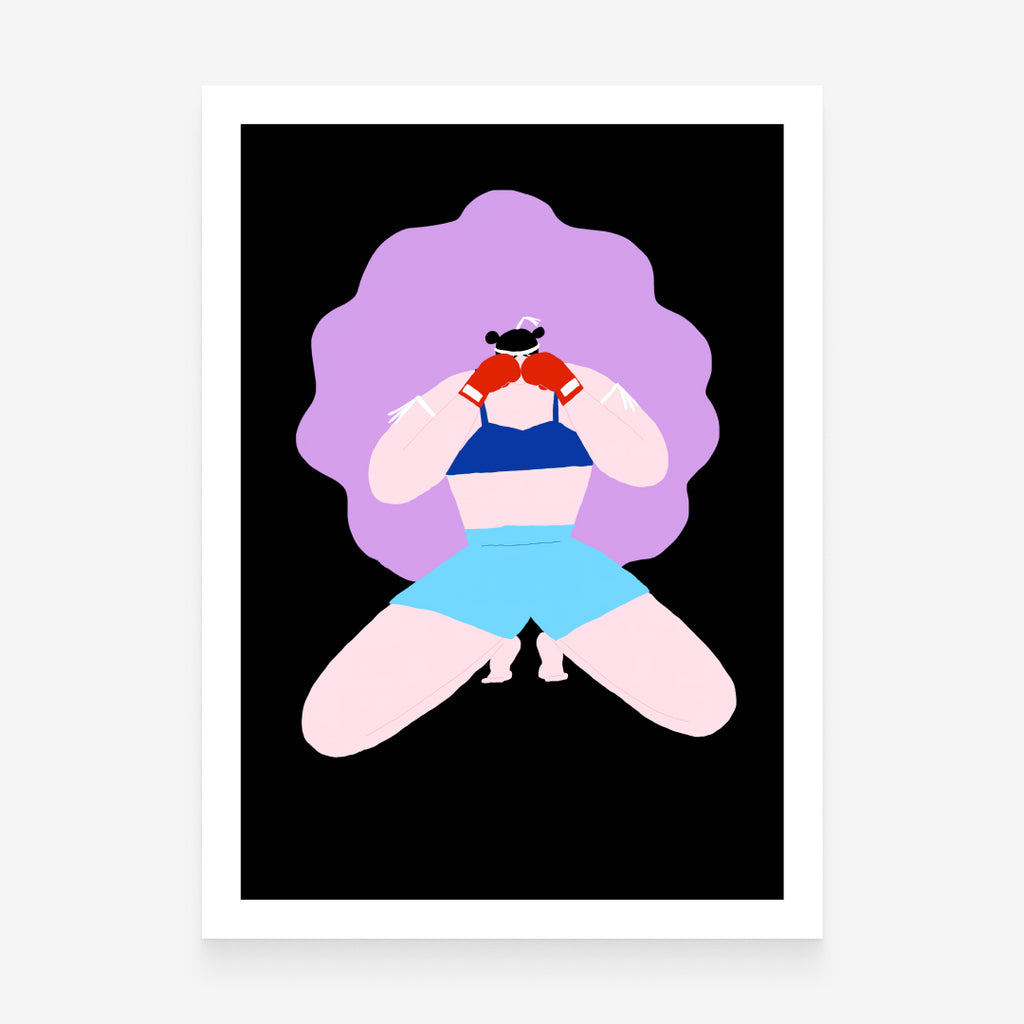 Muay Thai Girls: Wai Kru Art Print