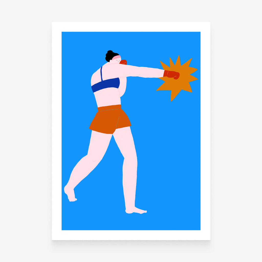 Muay Thai Girls: Mat Trong Art Print