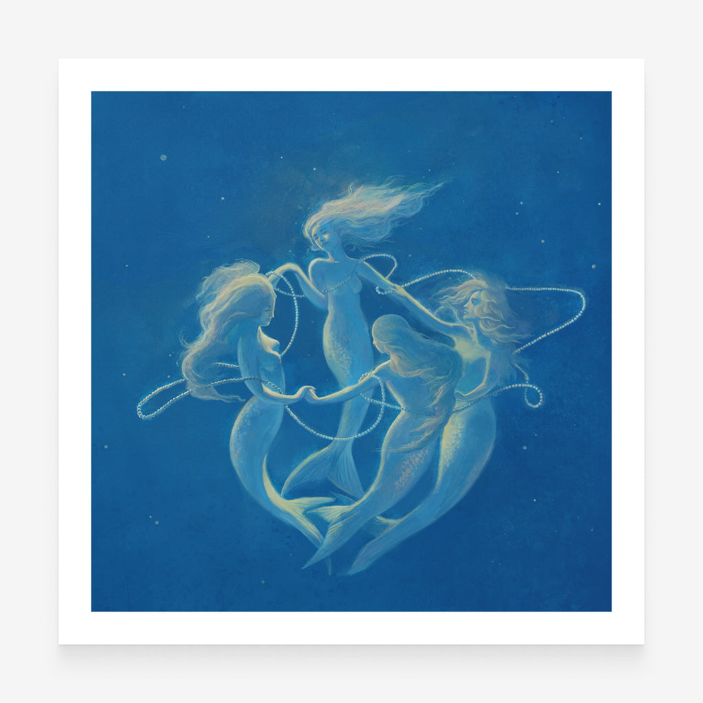 Among the Four of Us Art Print