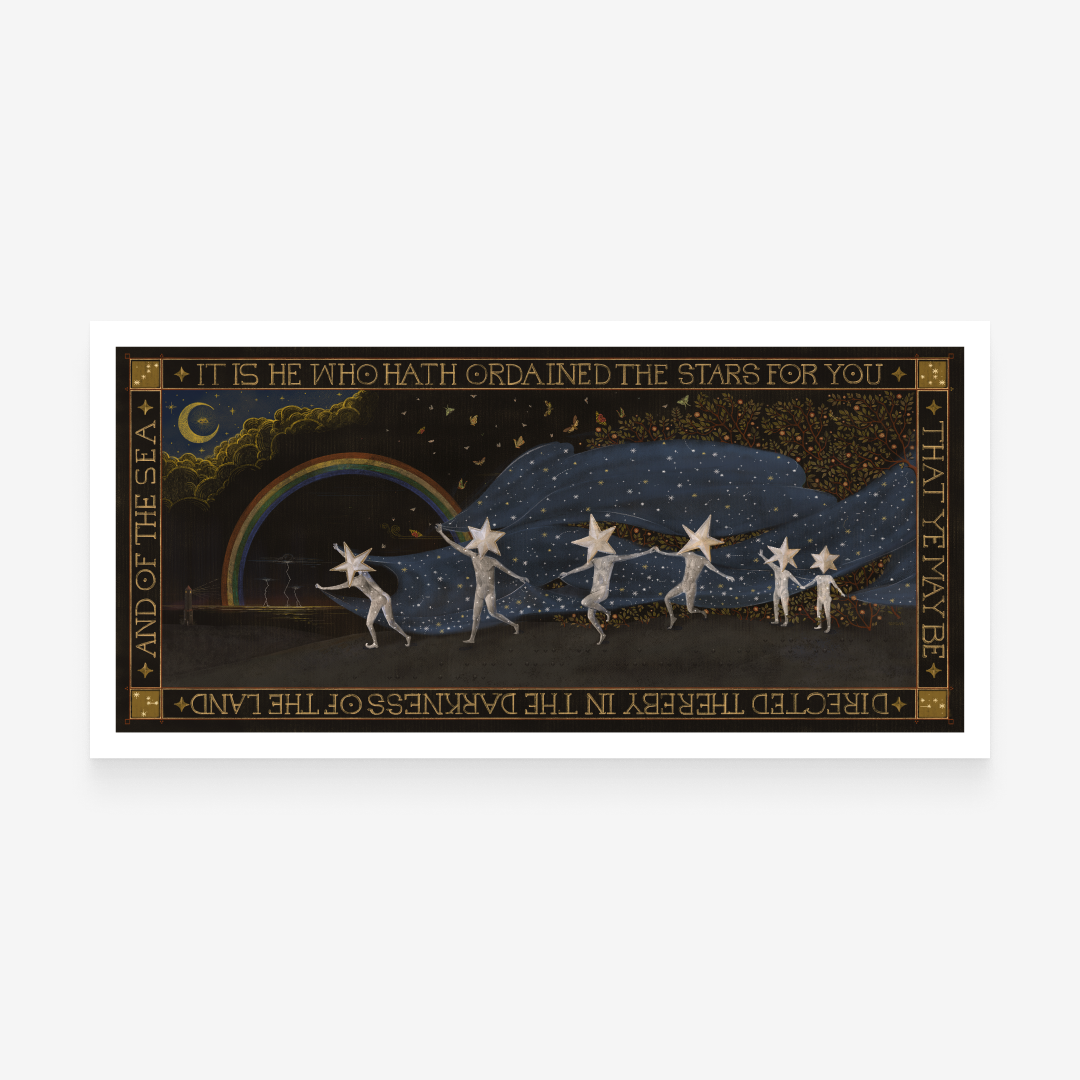 Dusk Paradise Art Print