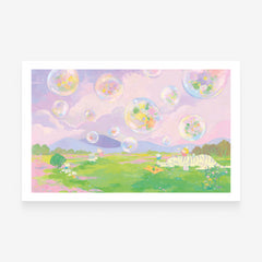Bubble Wishes Art Print