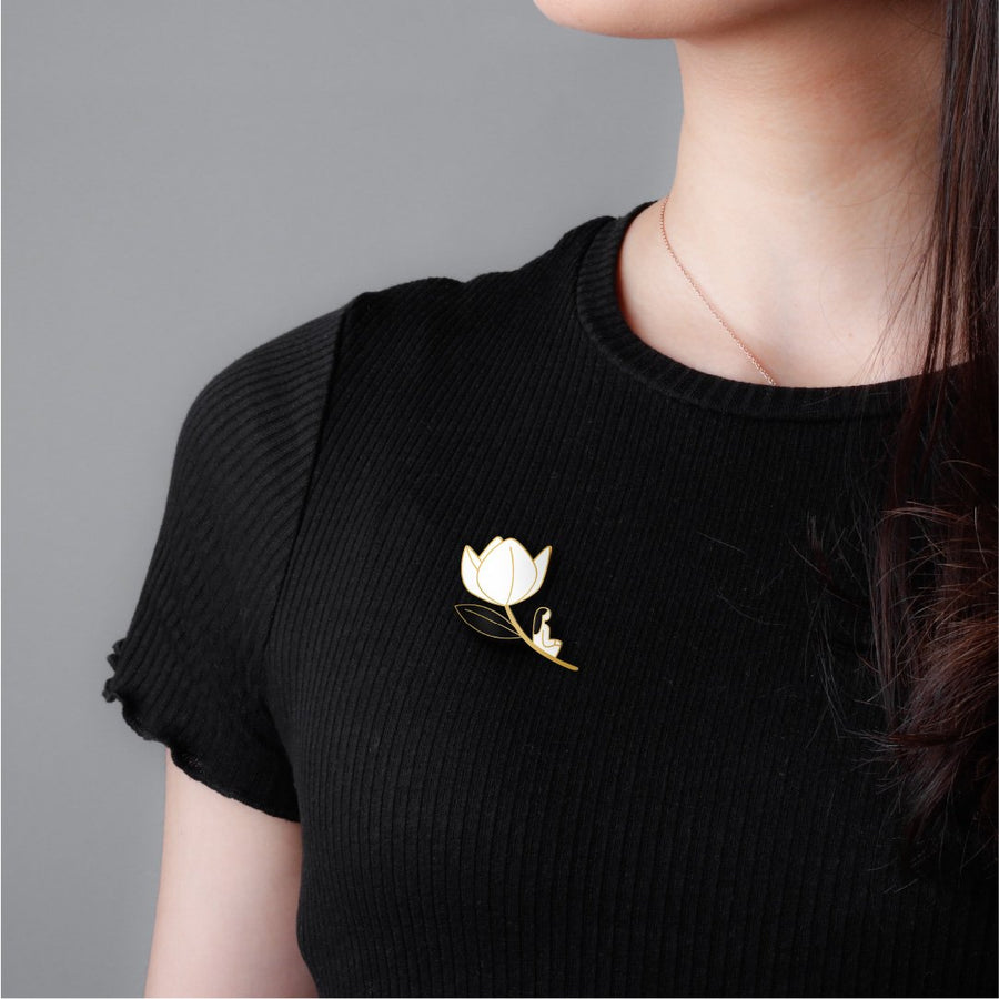 Tulips Enamel Pin