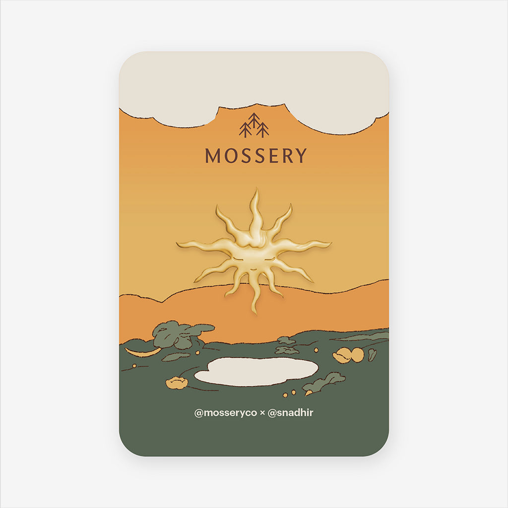 Sun Enamel Pin