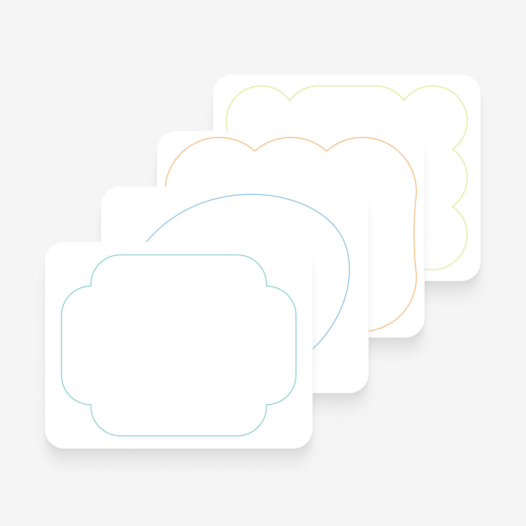 Geometric Lines Notecard Set