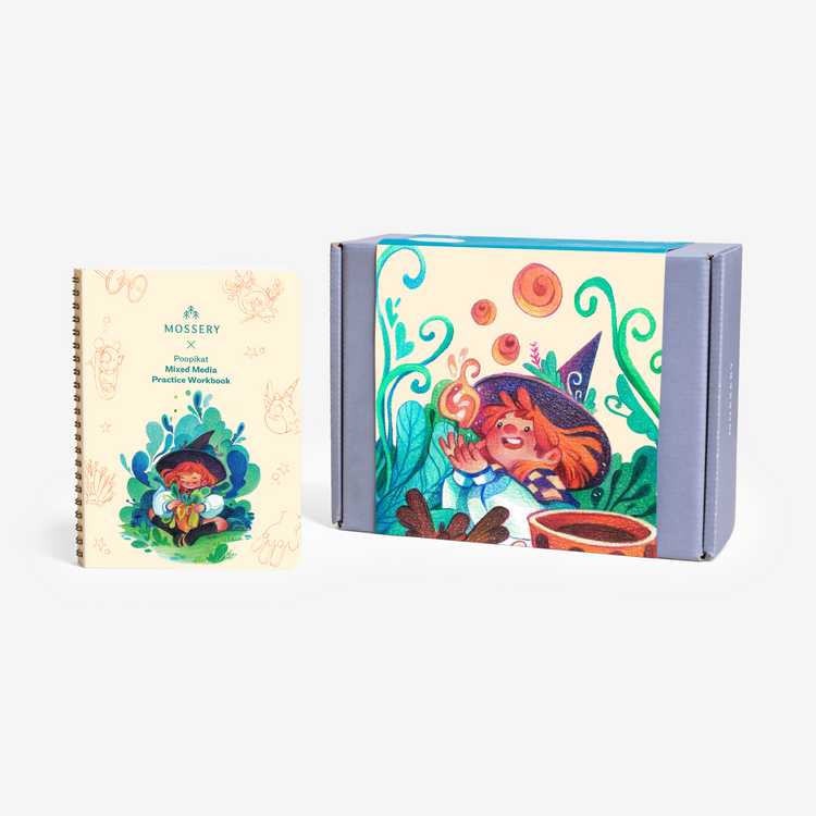 Poopikat Mixed Media Art Kit Mossery