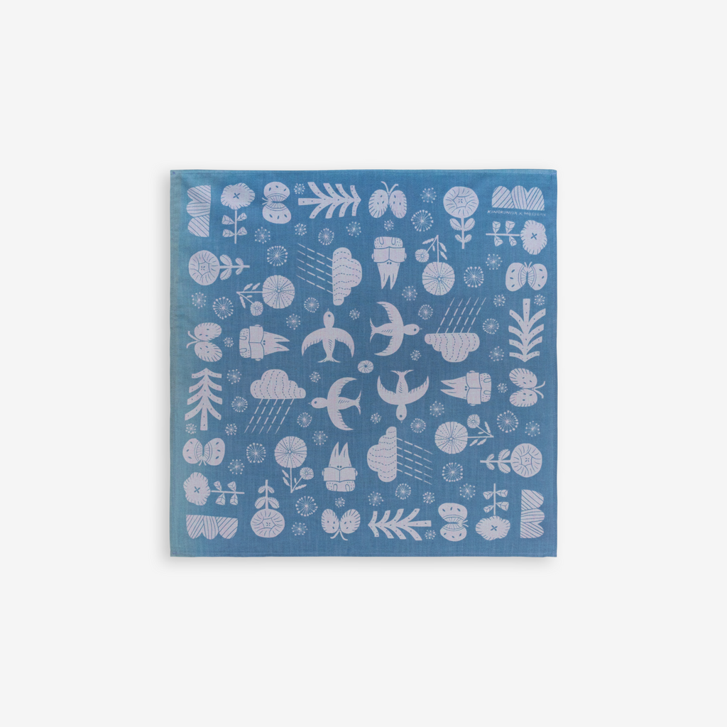 Second Chance: Furoshiki Wrapping Cloth - Sunset Blue
