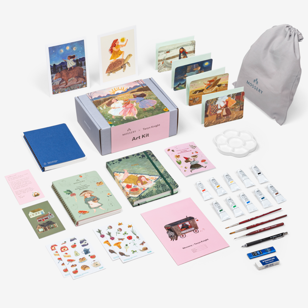 Kit Set Draws Taryn Knight Gouache Art Kit | Mossery